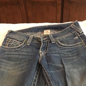 True Religion Jeans with white stitching